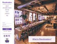 Tablet Screenshot of placeinvaders.com